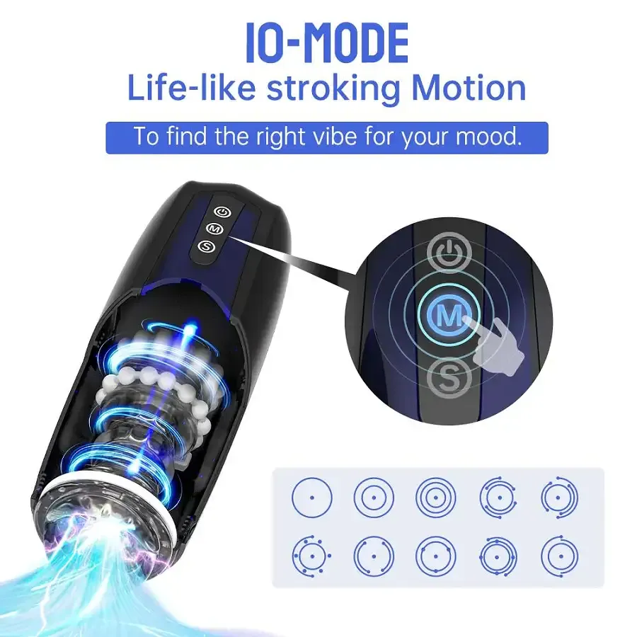 Інтерактивний смарт мастурбатор Magic Motion Xone, імітація фрикцій, 10 режимів, кнопка турбо Львів - фото 4