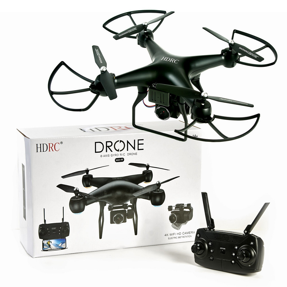 Квадрокоптер с камерой 4K Live Video  HDRC. H12 FPV Dron. Дрон на радиоуправлении . Каменец-Подольский - изображение 1