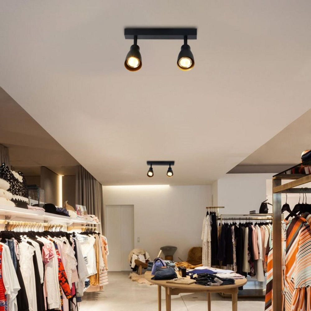 Спот VALESO INN-23043BK чорний на 2 плафони Коломыя - изображение 3