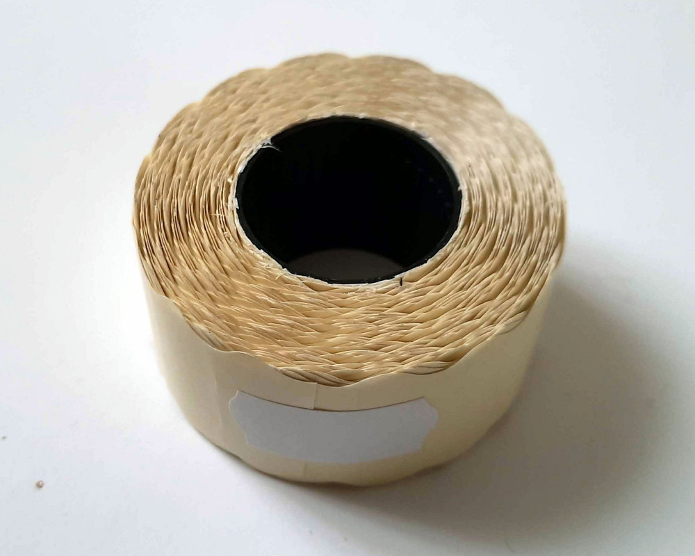 Этикетка (Ценники) под пистолет фигурная 26х12 мм, белая, 1000 шт Павлоград - изображение 5