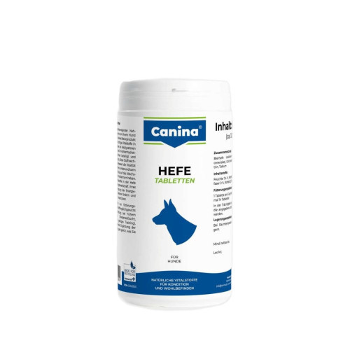 Комплекс витаминов группы Canina Hefe для собак дрожжевые таблетки с энзимами 800 г 992 табл. Киев - изображение 1