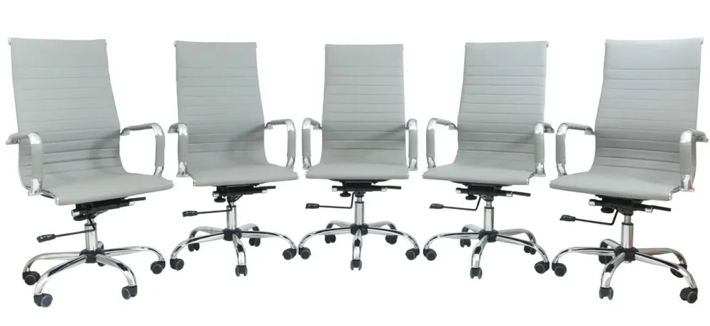 Офісне Крісло Керівника Richman Bali Хром DeepTilt Сірий Київ - фото 5