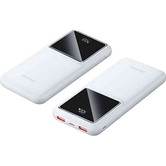 Універсальна мобільна батарея Vention 10000 mAh PD QC 3.0 White (FHKW0) ( 22237 ) Харьков