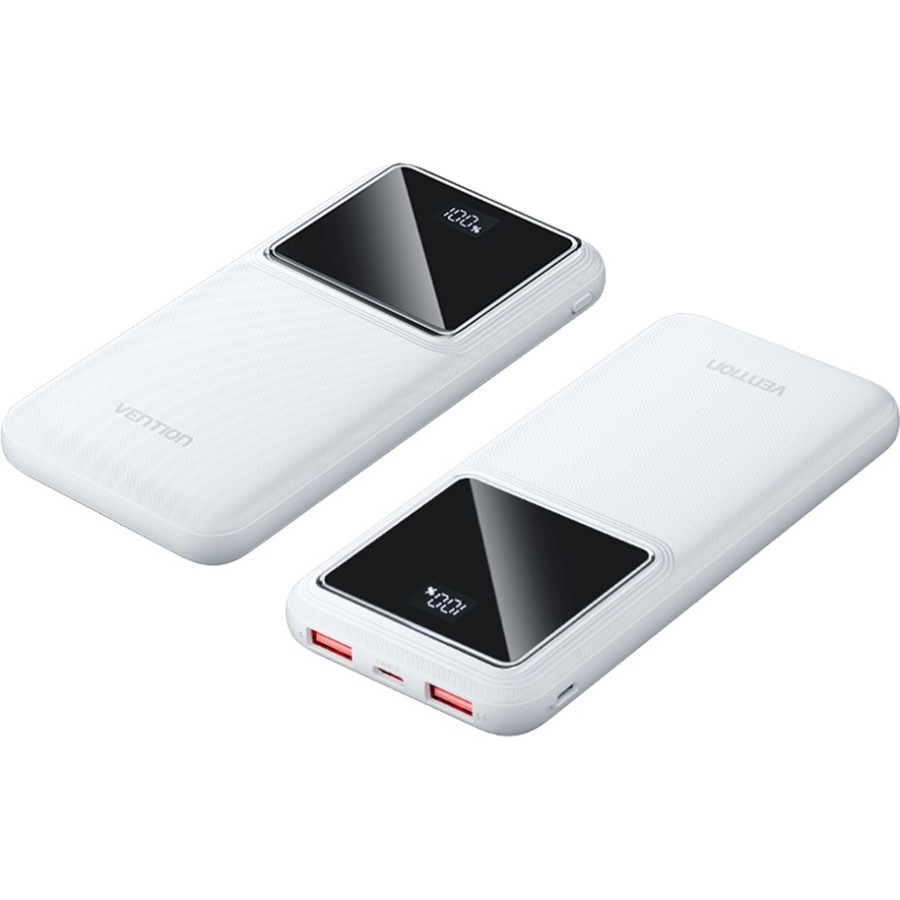 Універсальна мобільна батарея Vention 10000 mAh PD QC 3.0 White (FHKW0) ( 22237 ) Харьков - изображение 2