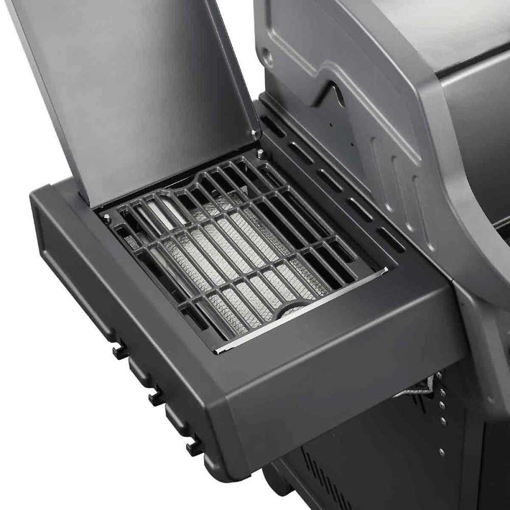 Газовый гриль SANTOS S-418 All Black, с боковой и задней горелками, черный полностью 890055 Код: 010956 Ровно - изображение 5
