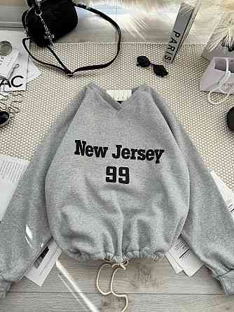 Унісекс базовий стильний світшот тринитка на флісі Меланж Одеса