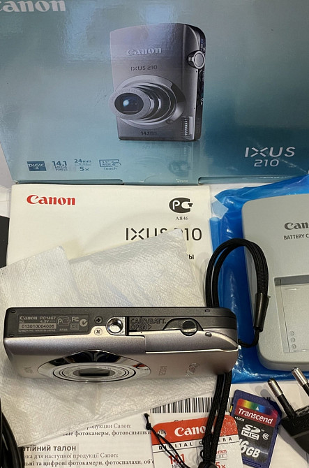 Фотоаппарат Canon IXUS 210 Киев - изображение 2