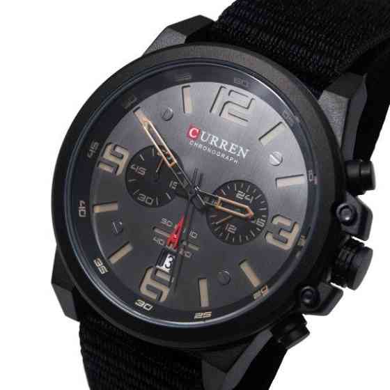 Годинник чоловічий наручний Curren Monreal Armor Black (2 ремінці) Київ