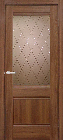 Межкомнатные двери Омис Валенсия ЗС+КМ Ольха Европейская 600х2000 мм Киев - изображение 1