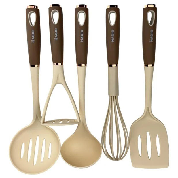 Силиконовые кухонные принадлежности набор, Набор кухонных предметов из силикона поварской AO-92 Киев - изображение 2