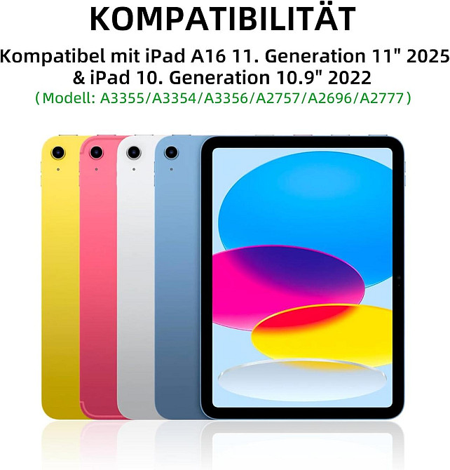 Клавиатурный чехол для iPad 11 Gen A16 (2025) и 10 Gen (10.9