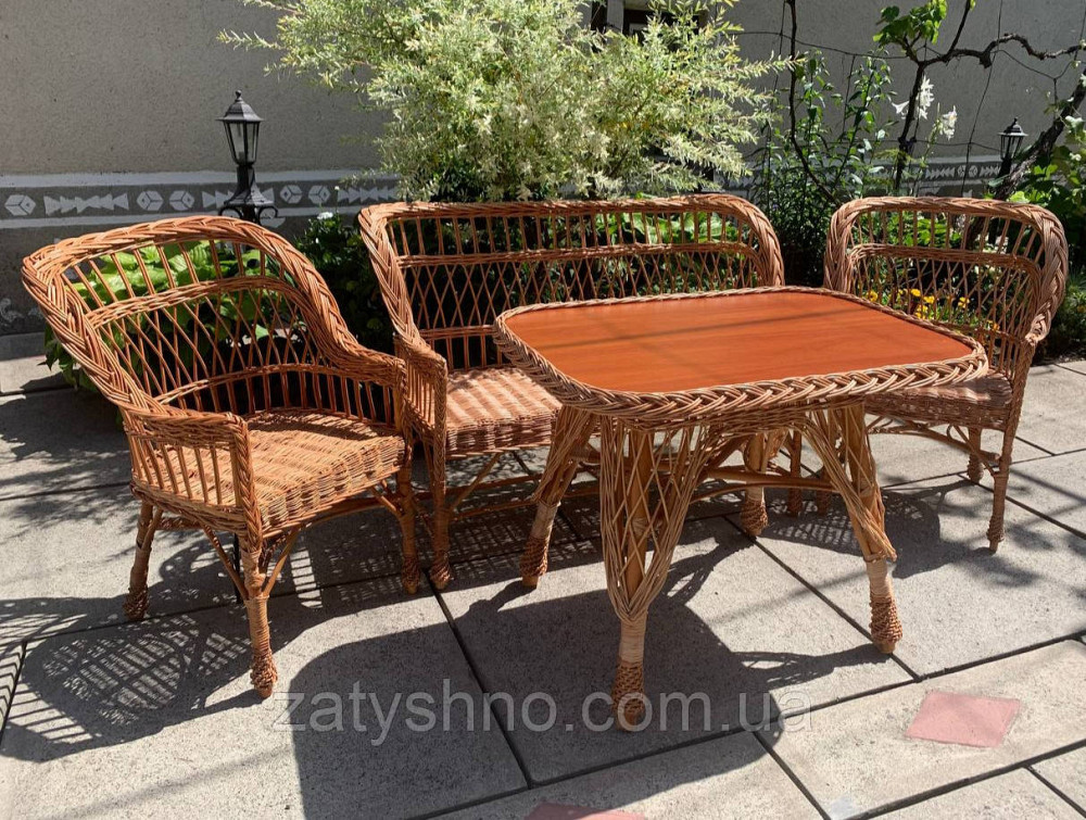 Мебель плетеная, комплект Киев - изображение 9