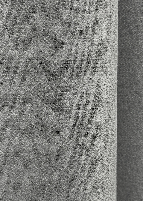 Комплект готових штор VR-Textil Льон блекаут № 1822ш Сірий 100х270 см 2 шт (31-091) Київ - фото 8