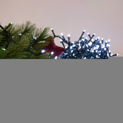 Гирлянда Chomik 200 LED 10 м, холодний білий, ефект блиску, IP44, від мережі (5900779879485) Винница - изображение 2