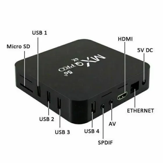 ТВ-приставка Smart TV Box MXQ Pro 4K 5G 4/32gb Коломыя