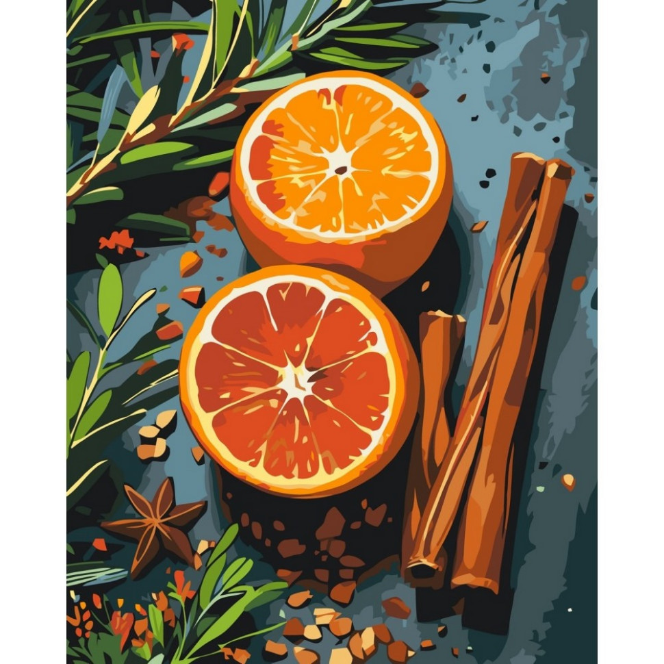 Картина за номерами "Спеції для глінтвейну" 12042-AC 40х50 см Вінниця - фото 1