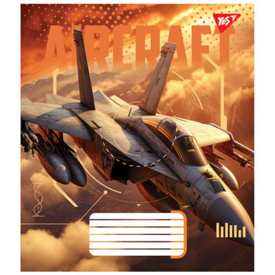 Тетрадь Yes Aircraft 36 листов клетка (767057) Винница - изображение 6