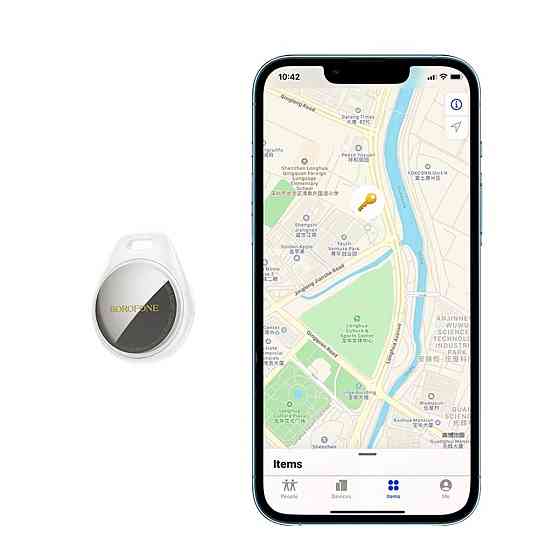 Трекер BOROFONE BC100 Ingenioso intelligent positioning anti-lost device White (6941991109867) Київ