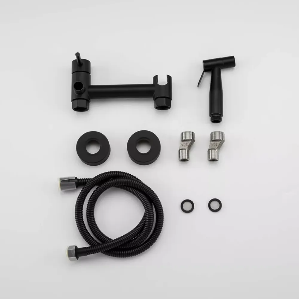 Гігієнічний душ із змішувачем Frap F7503-6 чорний Київ - фото 5