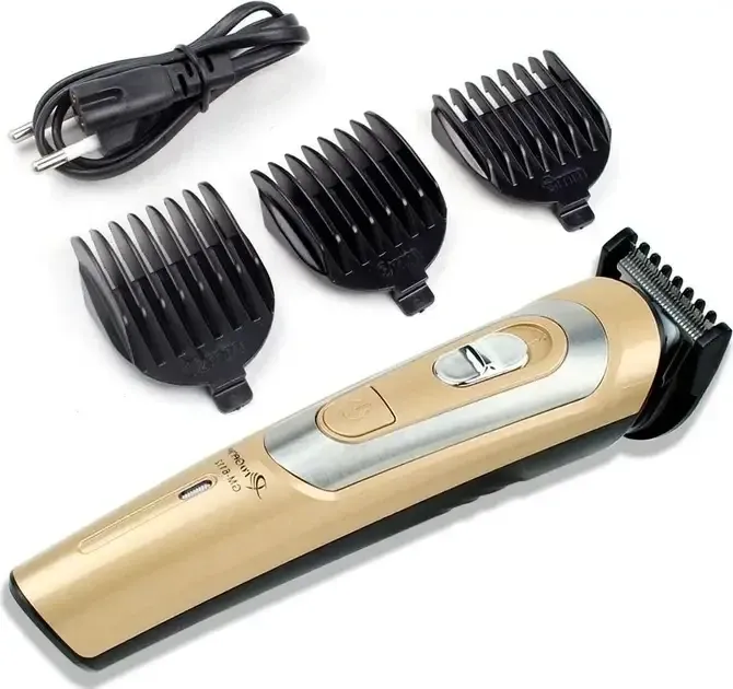 Машинка для стрижки волосся GEMEI GM-6112 акумуляторна, титанові леза, насадки 6-12 мм Одеса - фото 3