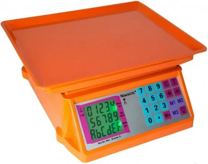 Электронные торговые весы NK-4017 Mini Nokasonic до 40 кг с двусторонним дисплеем и памятью на 3 цены Одесса - изображение 1