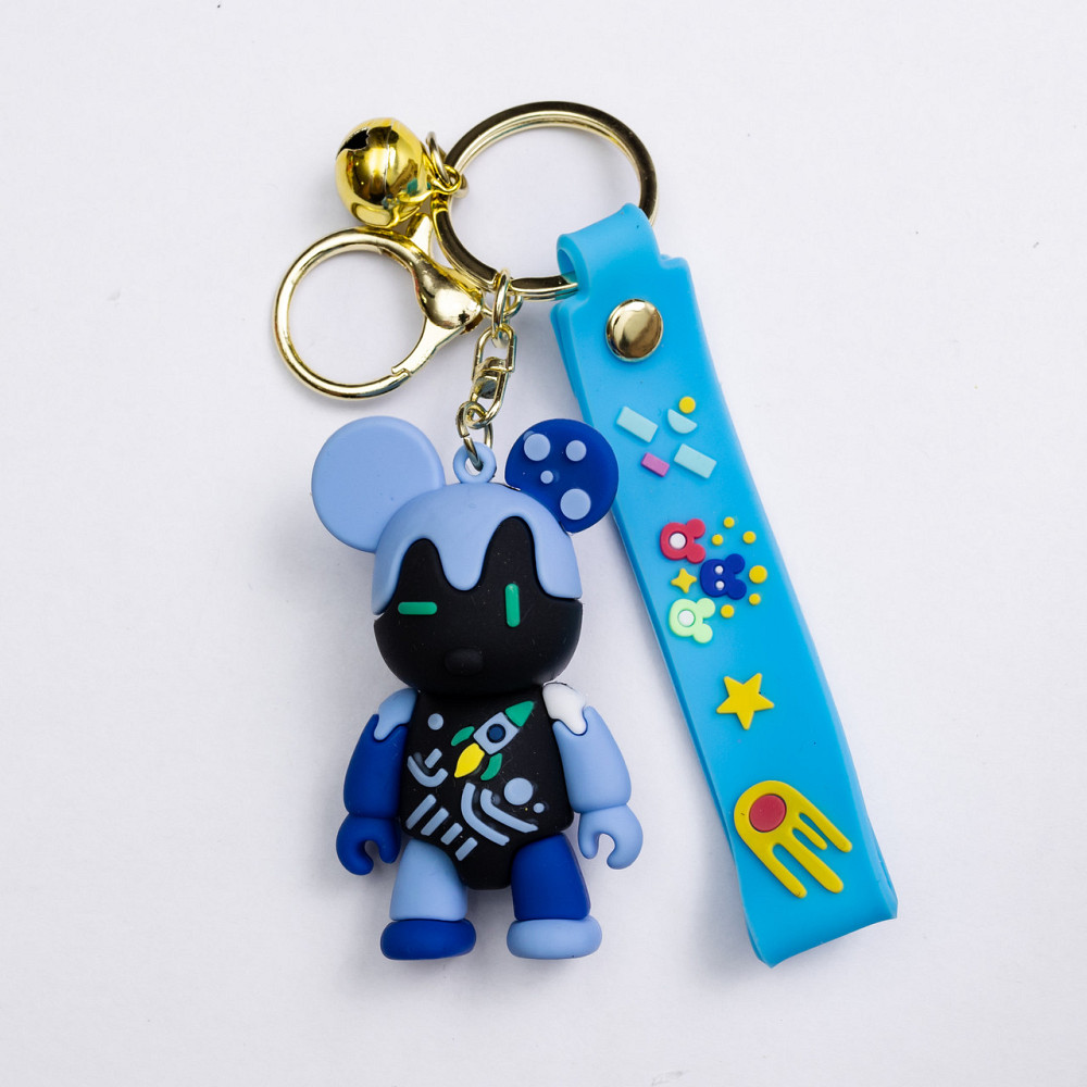 Дитячий брелок Bearbrick 4×6.5 (см) для ключів, на сумку і рюкзак (рандом) HP-55-28 Коломия - фото 5