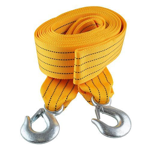 Буксировочный трос ТР-119-8-1 8т ленточный 75мм 6м оранжевый с 2 крюками и кулечком Харьков - изображение 4