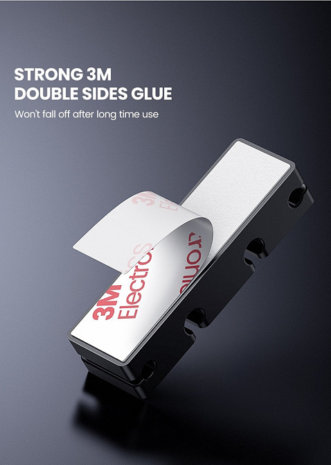 Органайзер для кабелів UGreen Cable Holder Clip Black (Чорний) Николаев - изображение 7