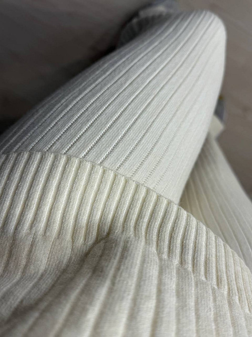 Костюм женский Accorddream 8703-28108 свитер с брюками в рубчик вязаный оверсайз, молочний, one size Киев - изображение 14