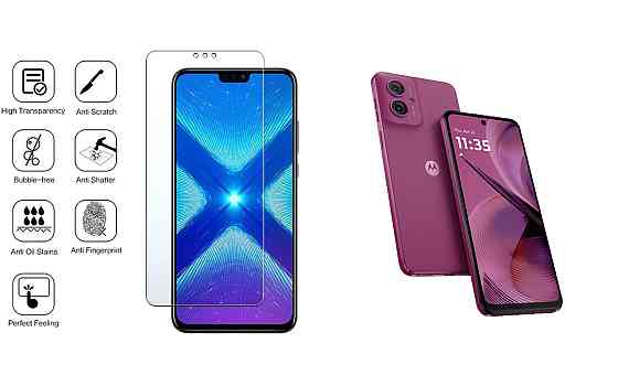 Защитное стекло NeoGlass для Motorola Moto G55 – ультрапрозрачное и устойчивое Киев