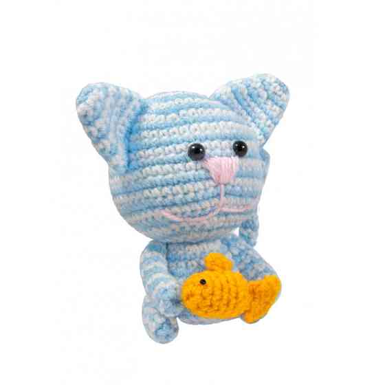 Дитячий набір для творчості "Котик" BK-005 в'язання гачком Вінниця