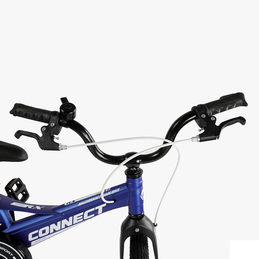 Велосипед Corso CONNECT двоколісний магнієва рама 18 дюймів із додатковими колесами Синій (MG-18379) Чернігів - фото 3