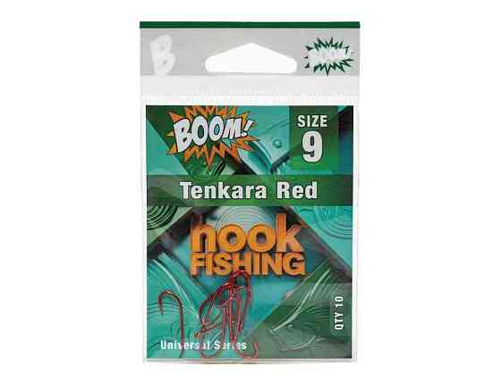 Гачок для мирної риби Tenkara Red №9 (10 шт/уп) (RED) ТМ BOOM Київ
