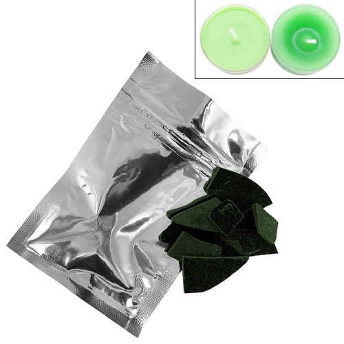 Краситель колер сухой для свечей из воска парафина стеарина 10г, зеленый Винница - изображение 1