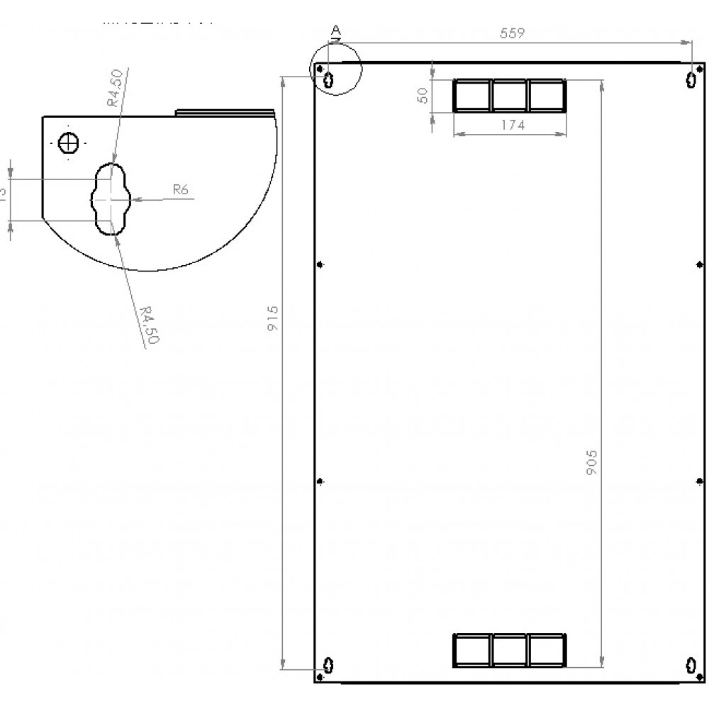 Шафа серверна CMS 21U 600 х 600 х 1040 UA-MGSWA216B для мережевого обладнання Київ - фото 6