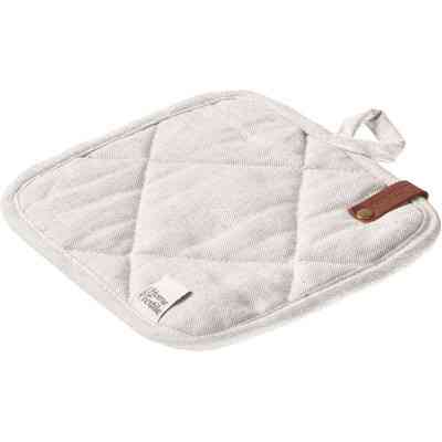 Кухонная прихватка Ardesto Oliver, 20х20 см, 100% хлопок, нап-ч: ватин, серый светлый (ART04OL) Винница