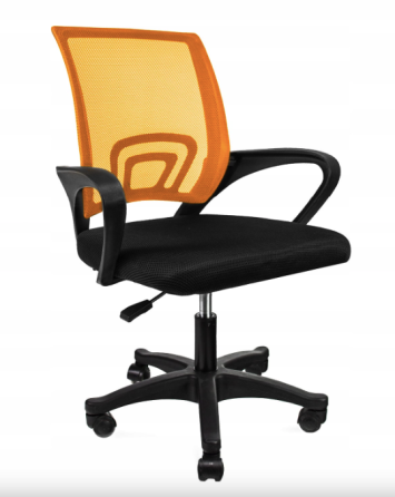 Офісне крісло Smart Jumi помаранчевий Київ