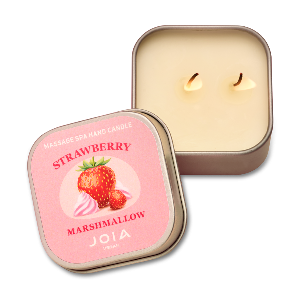 Масажна свічка Massage Spa Hand Candle Strawberry Marshmallow JOIA vegan 65 мл Київ - фото 1