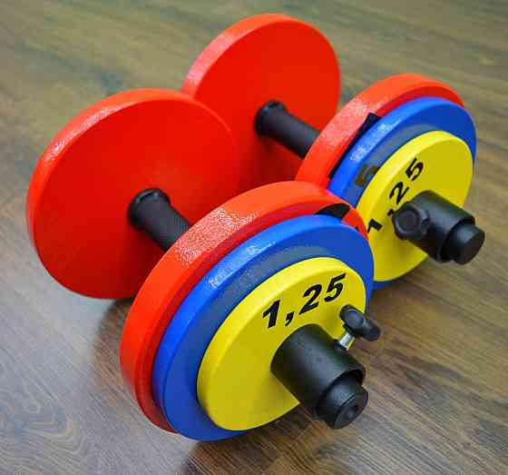 Гантели наборные 2 по 20 кг Гантели, гири, штанги и диски металлические Киев