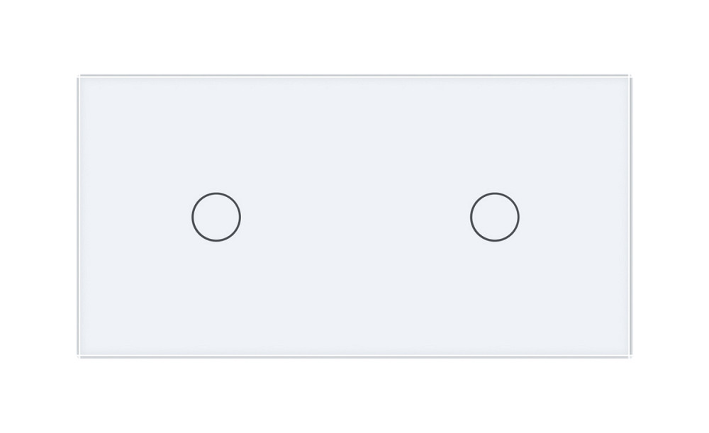 LIVOLO Розумний сенсорний прохідний/перехресний вимикач 2 сенсора (1-1) Livolo білий скло (VL-C Коломыя - изображение 8