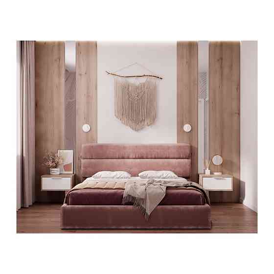 Кровать AtriaDesign Noel-Java VIP с дополнительной металлической цельносварной рамой 180x200 розовый Киев