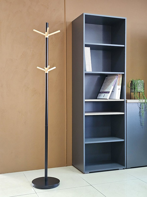 Вішак UNO чорний/бук Київ - фото 2