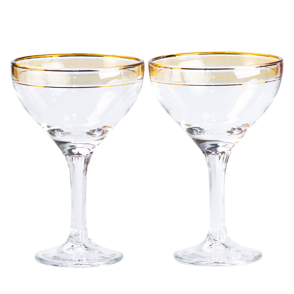 Келихи для коктейлів 2 штуки по 290 мл жовтий HP544 Коломия - фото 3