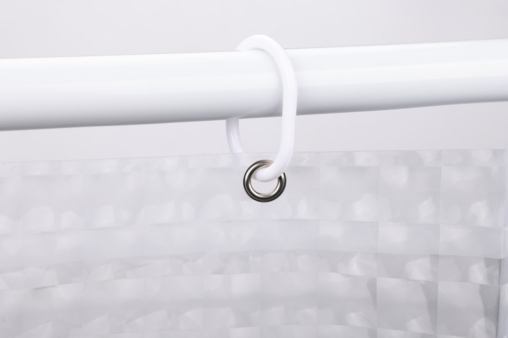 Шторка для ванной комнаты Bathlux 180 x 180 см люкс качество с водоотталкивающим покрытием, Прозрачная Каменец-Подольский - изображение 8