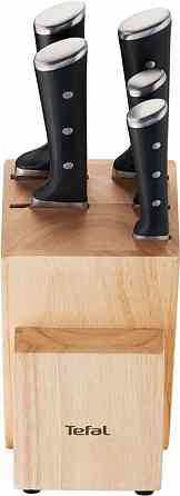 Набір ножів Tefal Ice Force в дерев'яній колоді 5 предметів (K232S574) Харьков