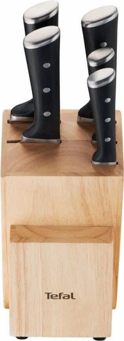 Набір ножів Tefal Ice Force в дерев'яній колоді 5 предметів (K232S574) Харків - фото 5