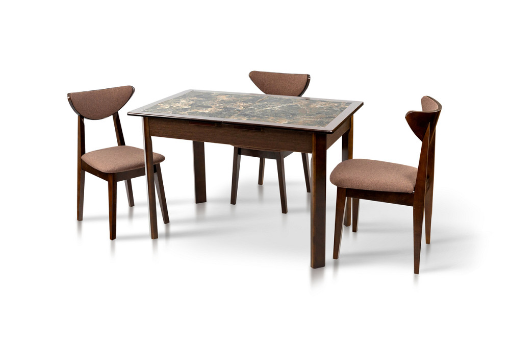 Стіл обідній Делі (1150+390)*740, горіх темн. Київ - фото 1