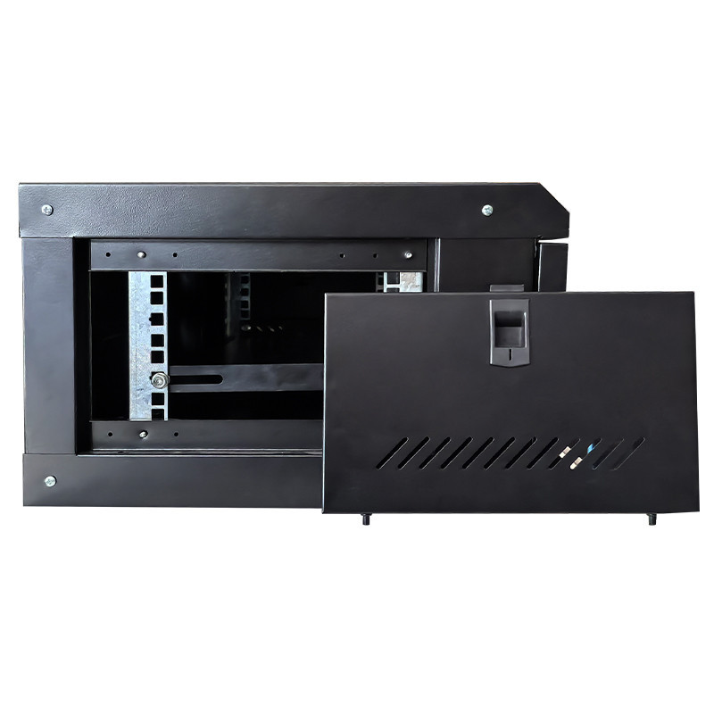 Шафа настінна серверна GEAR 4U 600x600х240 мм чорний із полицею (GWMSN-4U-600-600) Київ - фото 6