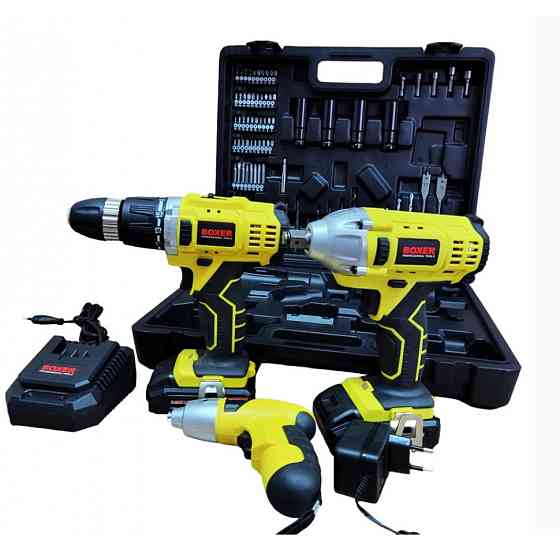 Аккумуляторный шуруповерт с насадками в кейсе, Дрель шуруповерт профессиональная, Дрель электрическая SM-39 Ивано-Франковск