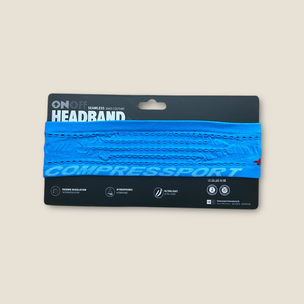 Повязка Compressport Headband On/Off голубой one size(р) Київ - фото 3